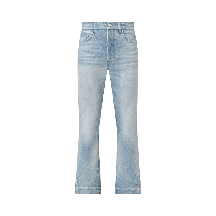 Buy Amiri Straight Flare Jean 'Fadded Indigo' - AMDNGH1089 FADD | GOAT