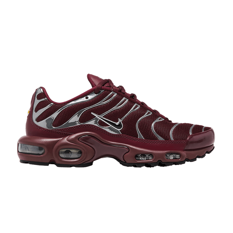 Женские кроссовки Nike Air Max Plus SE 'Темно-бордовый Хром-серебристый'