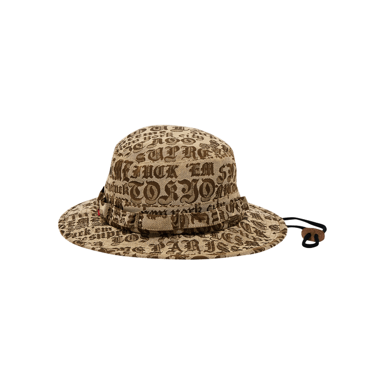 Buy Supreme Cities Jacquard Boonie 'Tan' - SS25H67 TAN | GOAT