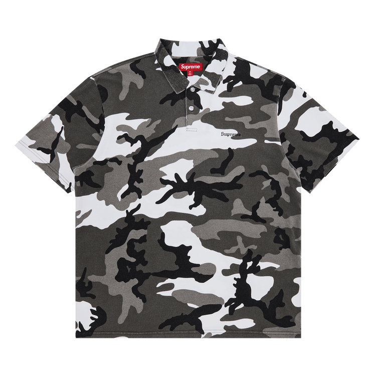 Buy Supreme Washed Camo Polo 'Snow Camo' - SS25KN96 SNOW CAMO | GOAT