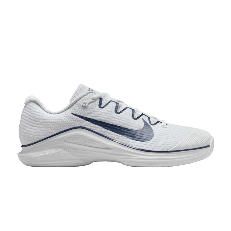 Buy NikeCourt Air Zoom Vapor 12 HC 'White Midnight Navy' - IB7168