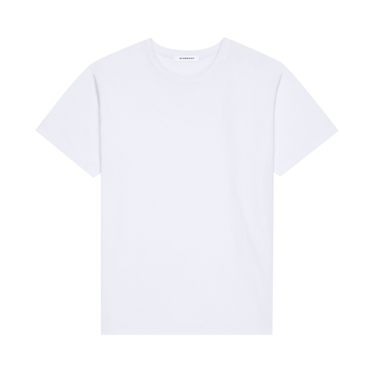 Tシャツ・カットソー GIVENCHY Men T-shirt White BM71J83YL0 100 Buy Givenchy Logo Printed Crewneck T-Shirt 'White