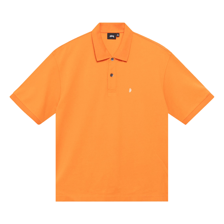 Buy Stussy Classic Pique Polo 'Orange' - 1140367 ORAN | GOAT