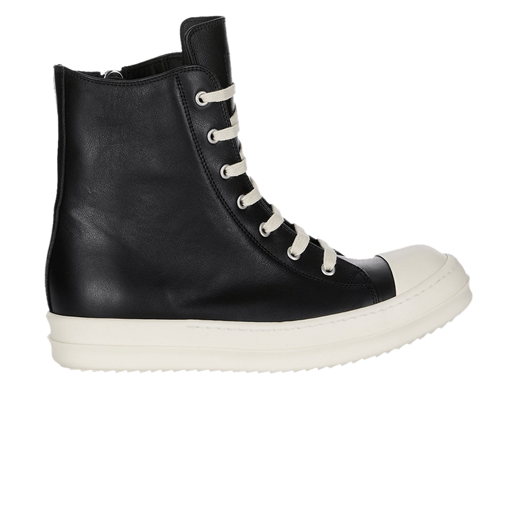 Buy Rick Owens Concordians Leather High 'Black Milk
