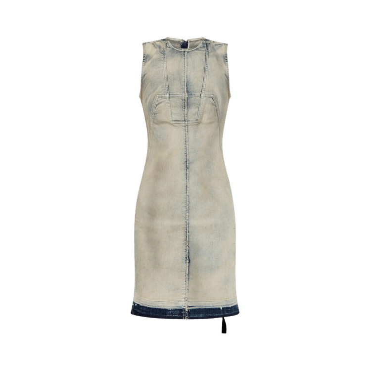 ワンピース RICK OWENS DRKSHDW Womens Splintered Denim Dress Buy Rick Owens DRKSHDW Splintered Denim Dress 'Sky