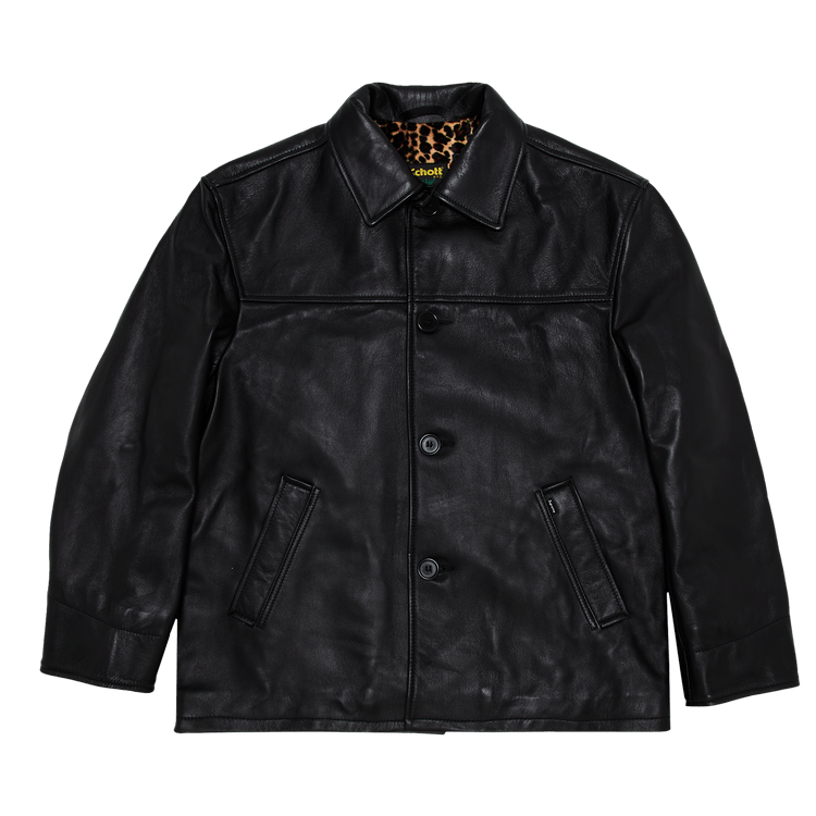 supreme Schott leather clip Jacket Mサイズ Supreme Schott Leather Clip Jacket (SS25) - $998