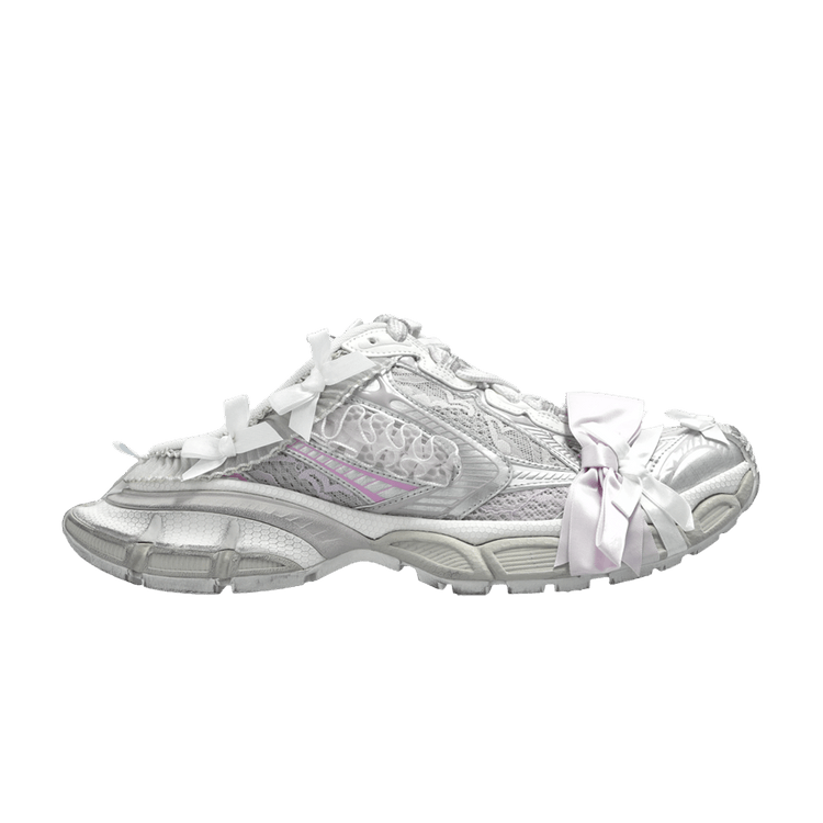 ク*ー様 ♡BALENCIAGA♡ Buy Balenciaga Wmns 3XL Lace Mule 'White Light Pink' - 825468
