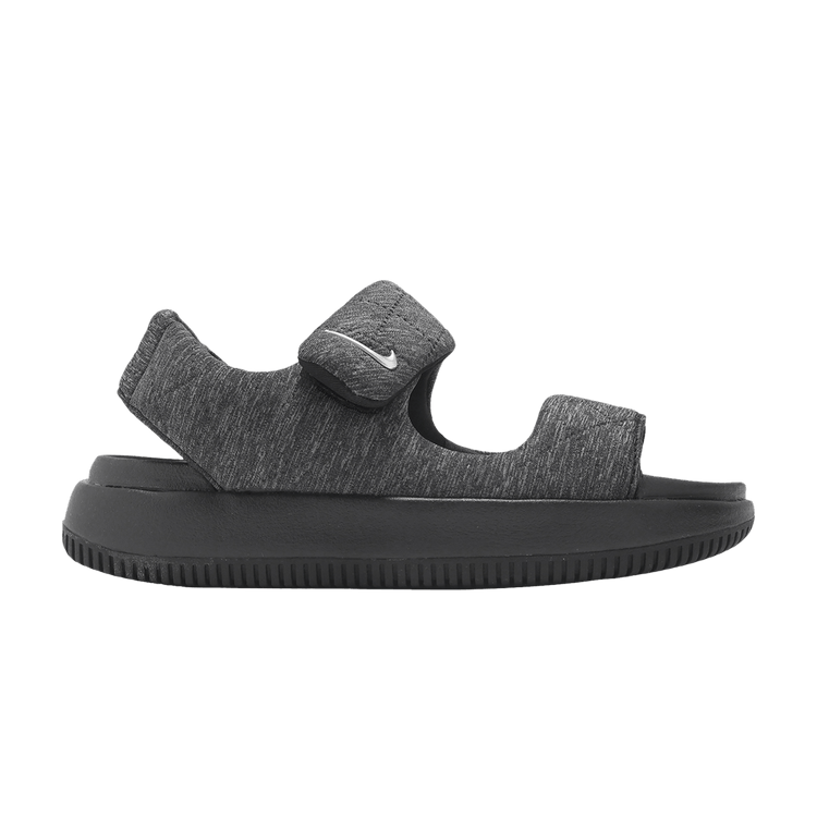 Nike Calm SE Sandals 'Black Metallic Silver' (Women's)