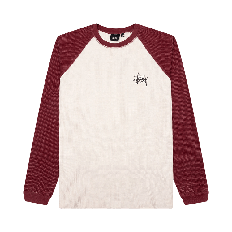 Buy Stussy Basic Thermal 2 Tone 'Off White' - 1140362 OFF | GOAT