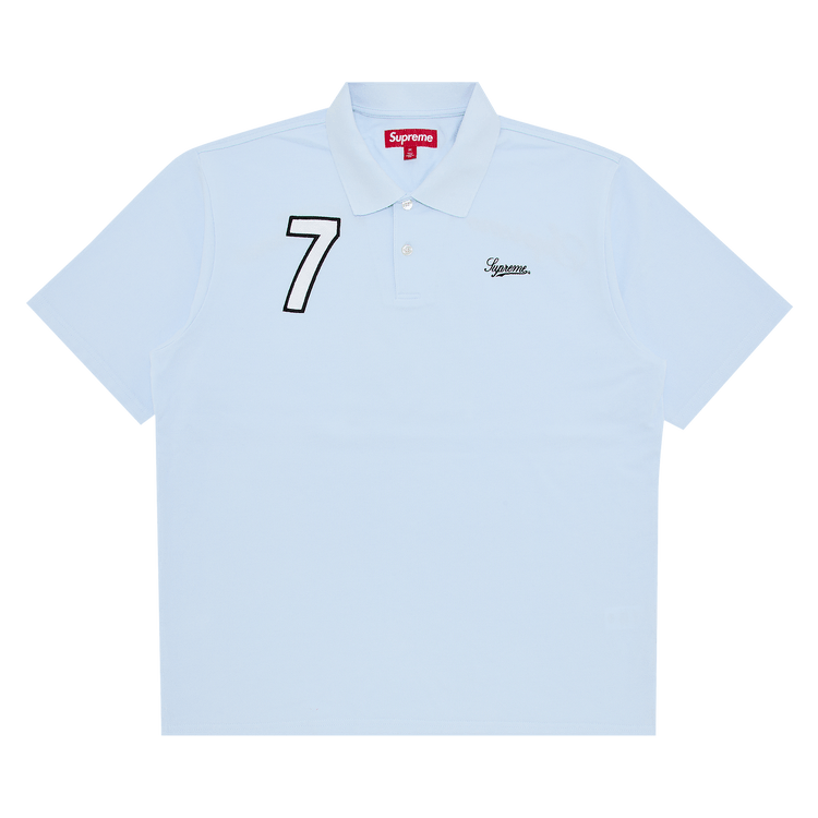 Supreme cursive polo ライトブルーポロシャツ 7 Supreme Cursive Polo 