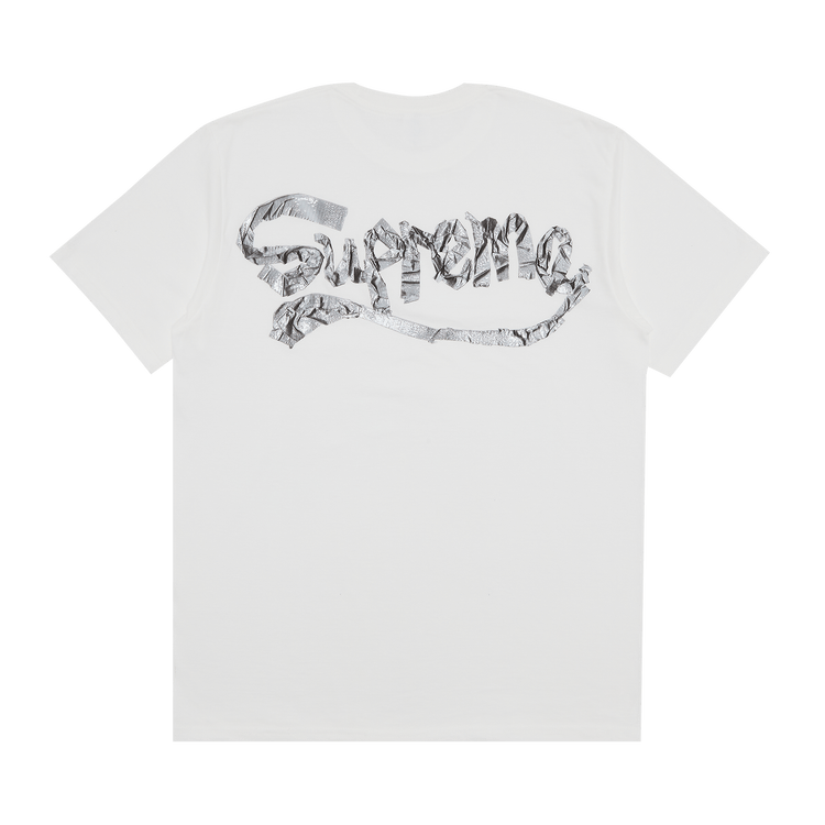 Buy Supreme Tape Tee 'White' - SS25T8 WHITE | GOAT