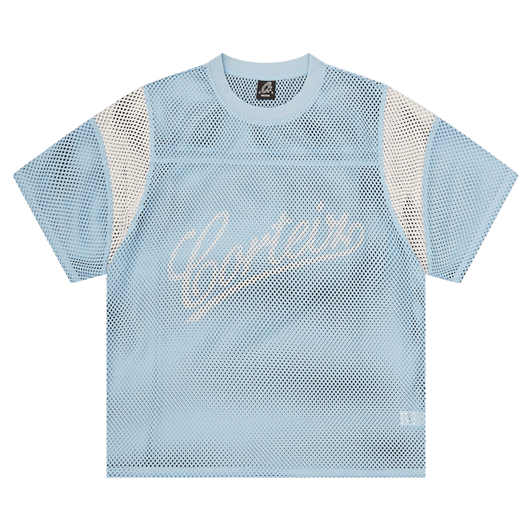 Buy Corteiz Open Mesh Panel Jersey 'Baby Blue/White' - CRTZ0319