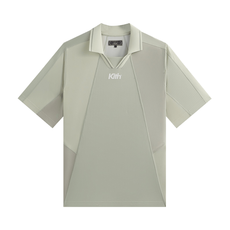 Buy Kith Short Sleeve Panelled Otto Polo 'Palais' - KHM032987 333