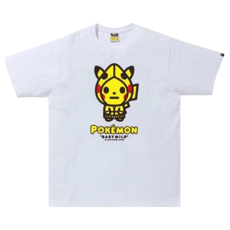 Buy BAPE x Pokemon Pikachu Tee 'White' - 2H23110932 WHITE | GOAT