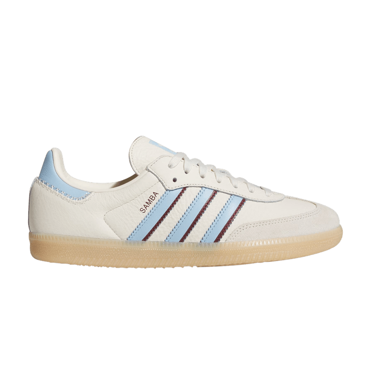 adidas Samba OG Wonder White Clear Sky Shadow Red