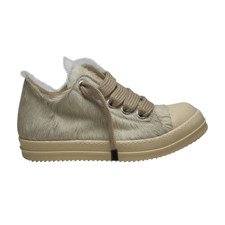 rick owens ラモーンズ Buy Rick Owens Concordians Jumbo Laced Low 'Milk Fur' - RU02E1893