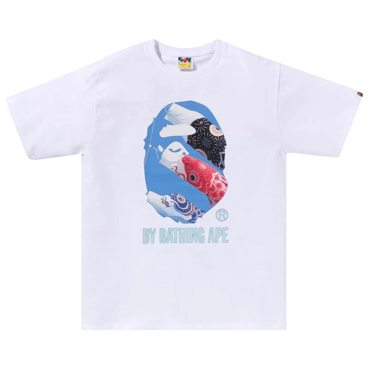 БЕЙП Карп Фото от Bathing Ape Tee 'White'