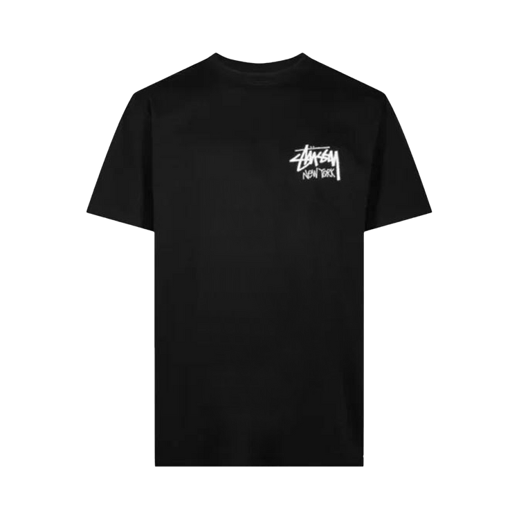 Buy Stussy Stock New York Tee 'Black' - 3903976 BLAC | GOAT
