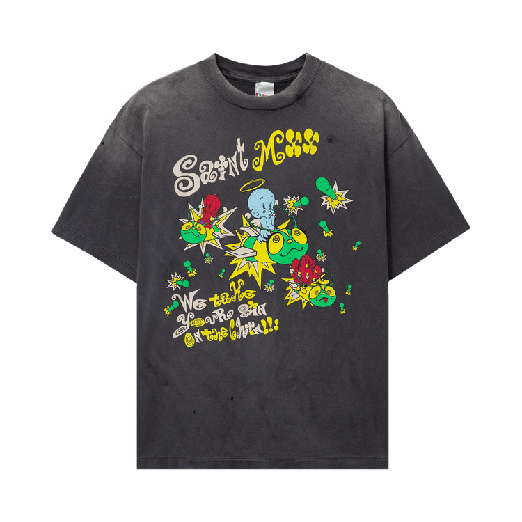 Buy SAINT Mxxxxxx Saint MX6 Tee 'Black' - SM HR8 0000 014 | GOAT