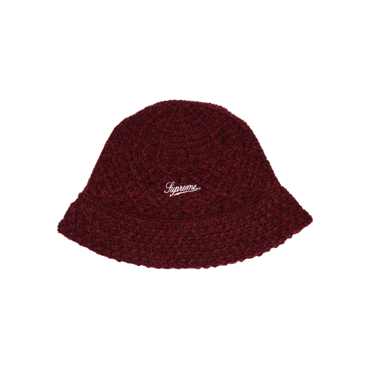 Buy Supreme Mohair Crochet Crusher 'Dark Red' - FW22BN83