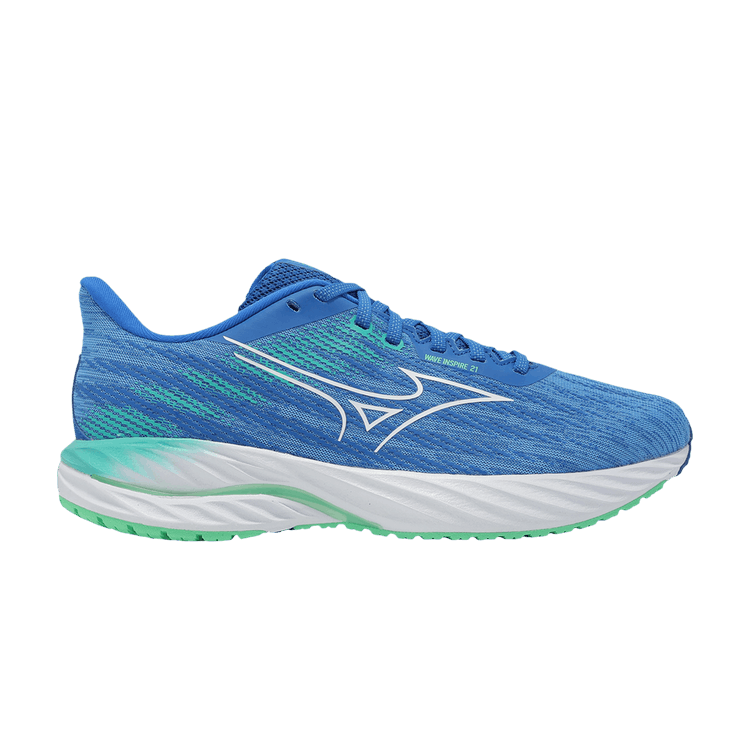 Buy Mizuno Wave Inspire 21 'Blue White' - J1GC254454 | GOAT