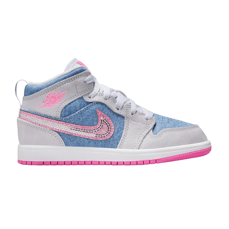 Buy Air Jordan 1 Mid SE PS 'Denim Sequin' - HQ1998 400 | GOAT