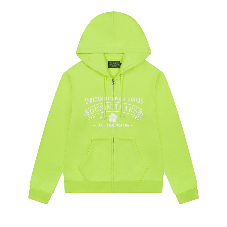 Buy Denim Tears ADG Zip Hoodie 'Lime' - SS25TZH0061927 | GOAT