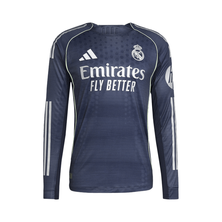 Buy adidas Real Madrid 25/26 Long Sleeve Away Authentic Jersey