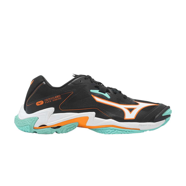 Mizuno Wave Lightning Z8 Black Tangelo Ice Green
