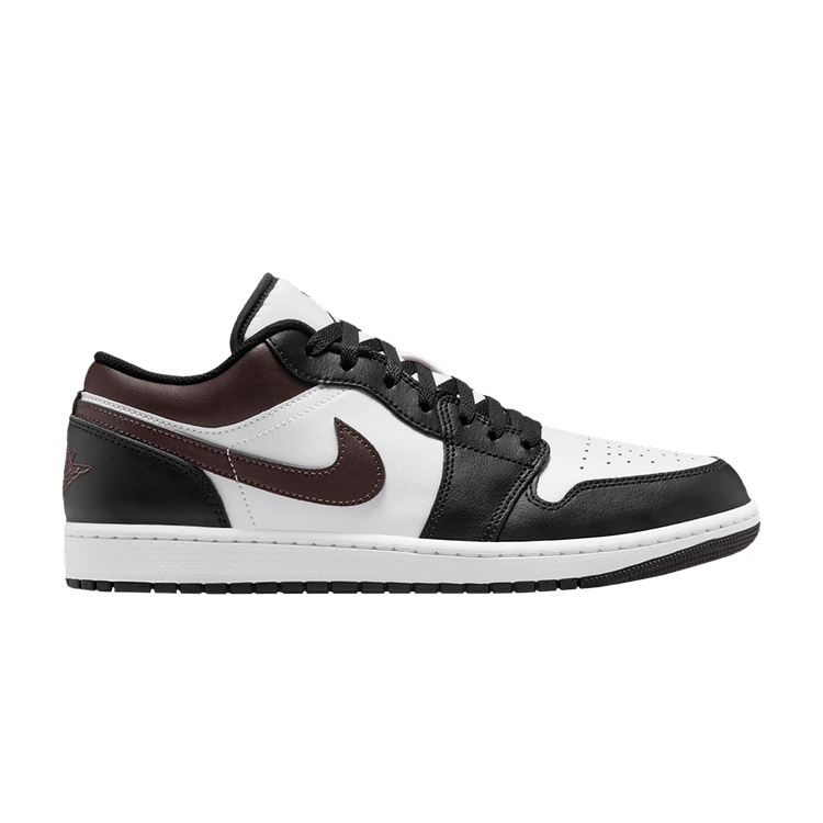 Jordan 1 Low Black White Brown