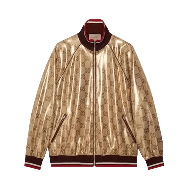 Buy Gucci GG Technical Jersey Zip Jacket 'Gold' - 737363