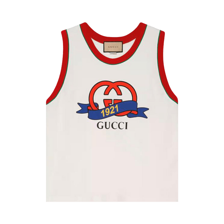 Buy Gucci Tank Top 'Ecru' - 743000 XJFFV 9095 | GOAT