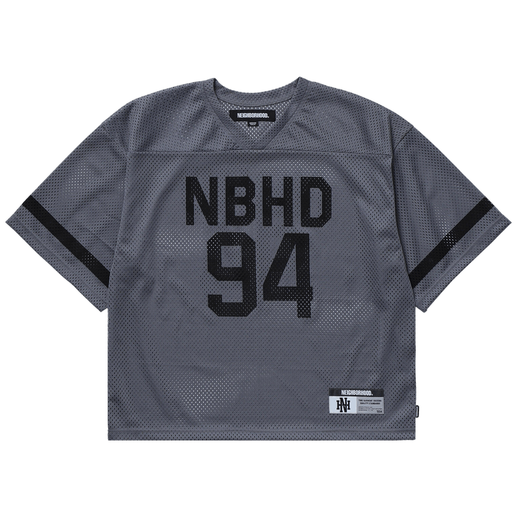 Buy Neighborhood Hockey Short-Sleeve V Neck Shirt 'Grey' - 251UNNH