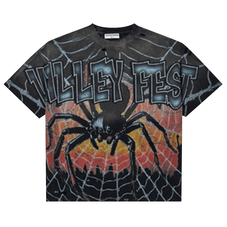 Buy Vale Forever Valley Fest Spider Tee 'Black' - 11451