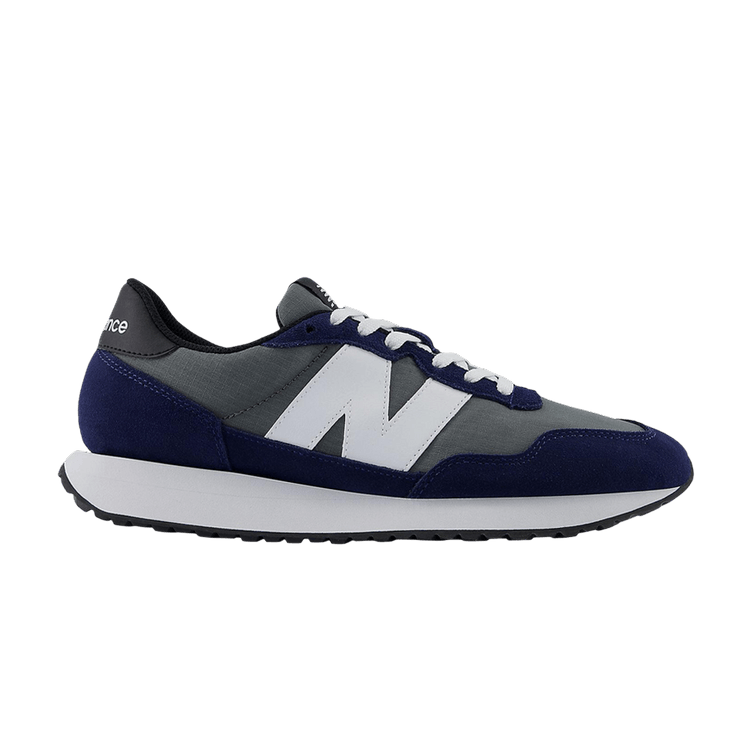 New Balance‎ 237 Shoes Mens Sz 11 Navy Blue/Grey/White Low Top Sneakers MS237MCN New Balance Casual Ms237Mcn Suede Sneakers In Navy/grey  main image 2