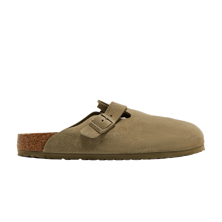 明*鉄様 BIRKENSTOCK Boston BS faded khaki 4 Boston Suede Leather in Color Faded Khaki | BIRKENSTOCK US