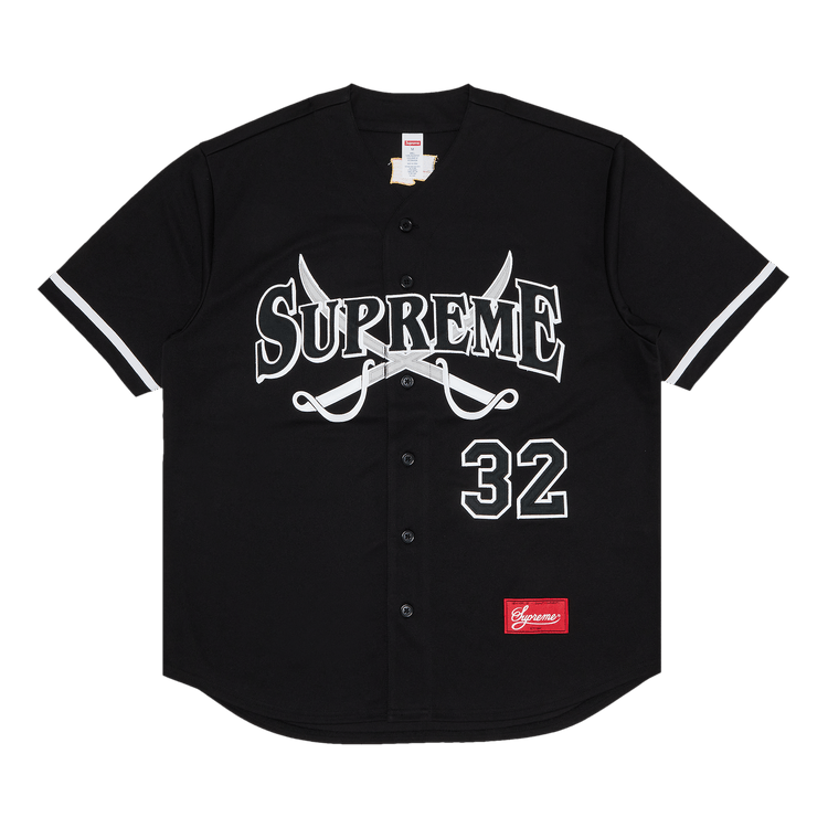 トップス supreme Velvet Baseball Jersey BLACK Buy Supreme Velvet Baseball Jersey 'Black' - SS25KN69 BLACK | GOAT