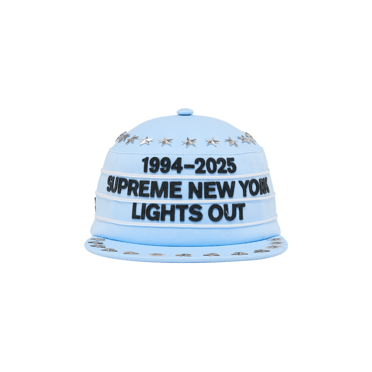 Buy Supreme Stars Studded Pillbox Hat 'Light Blue' - FW25H67