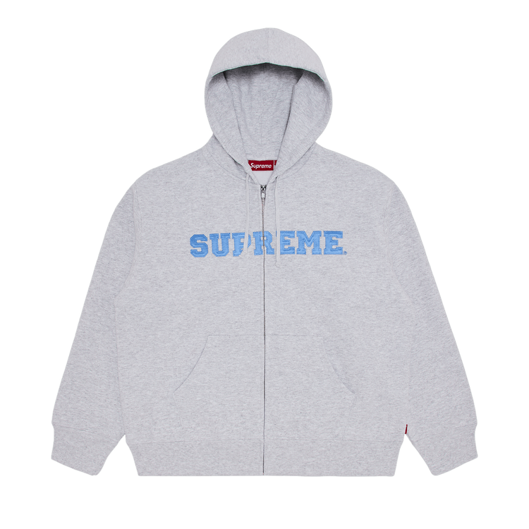 Buy Supreme Collegiate Appliqué Zip Up Hooded Sweatshirt