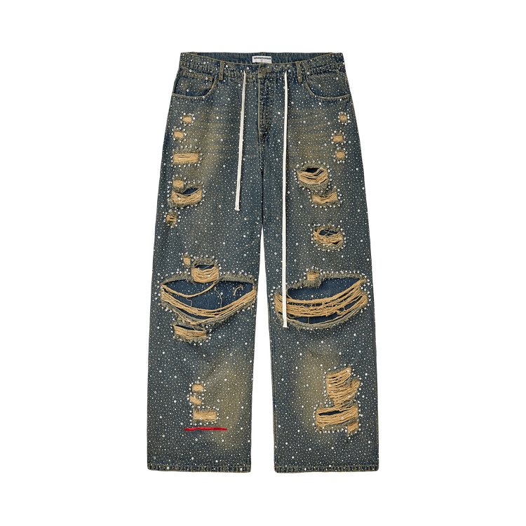 Buy Vale Forever Iced Out Denim 'Dest/Blue' - VALE 08 001 IODB BL
