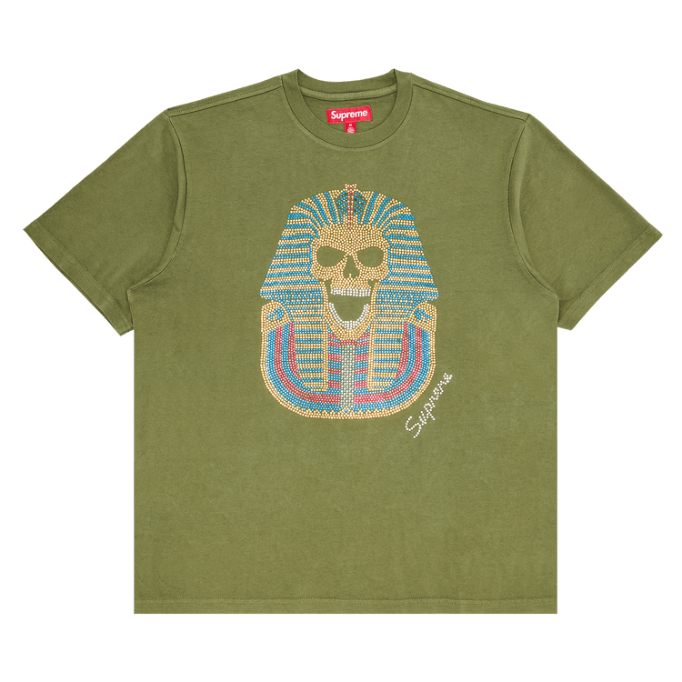 Buy Supreme King Tut Short-Sleeve Top 'Olive' - FW25KN42 OLIVE | GOAT