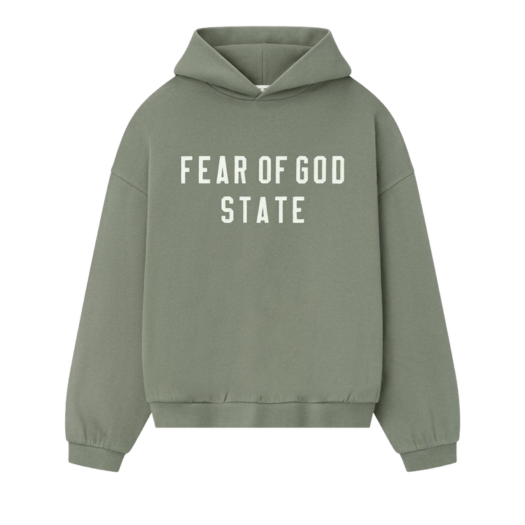 Buy Fear of God Essentials 90s Hoodie 'Moss' - 192SP256217F | GOAT