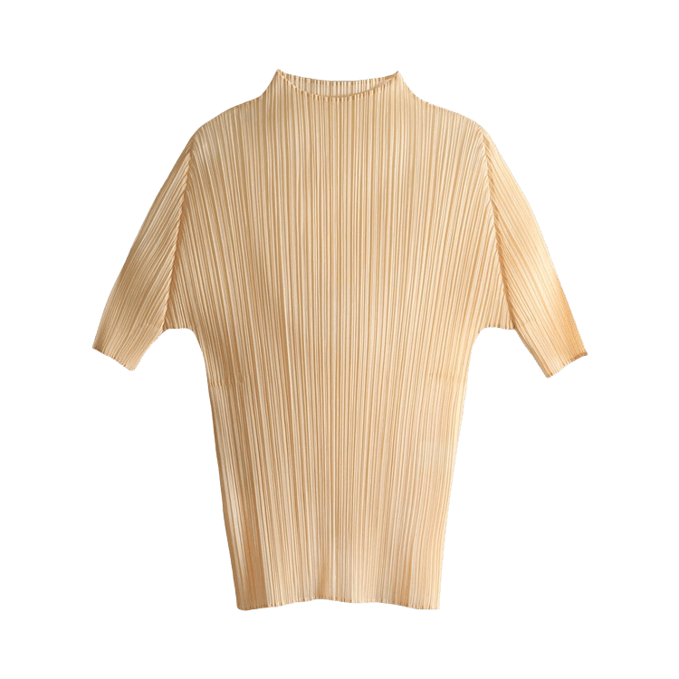 Buy Pleats Please Issey Miyake Lucid Pleats Shirt 'Cream Yellow