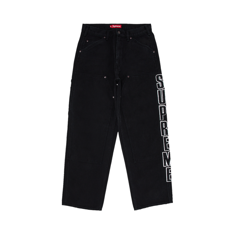Buy Supreme Reflective Double Knee Pant 'Black' - FW25P79 BLACK | GOAT