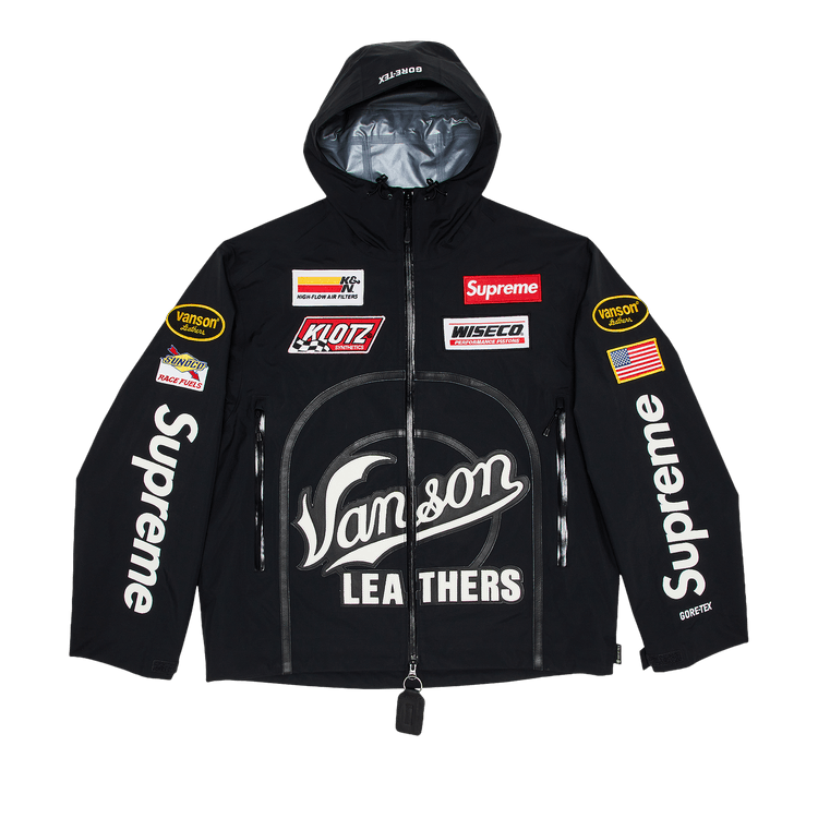 Куртка Supreme x Vanson Leathers GORE-TEX Shell Jacket 
