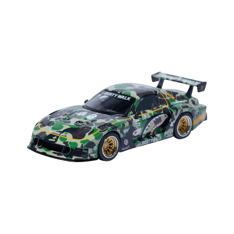 【新品未使用】 Mini GT x BAPE MAZDA RX-7 MINI GT BAPE x LBWK Mazda RX-7 LB Super Silhouette Japan