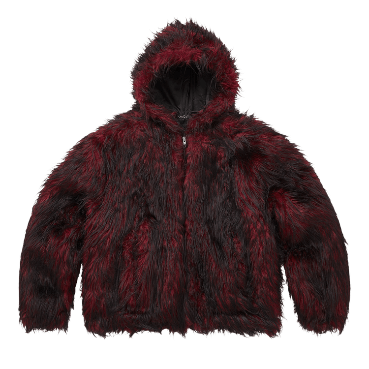 Ветрозащитная куртка-бомбер Supreme x Y с капюшоном из искусственного меха 