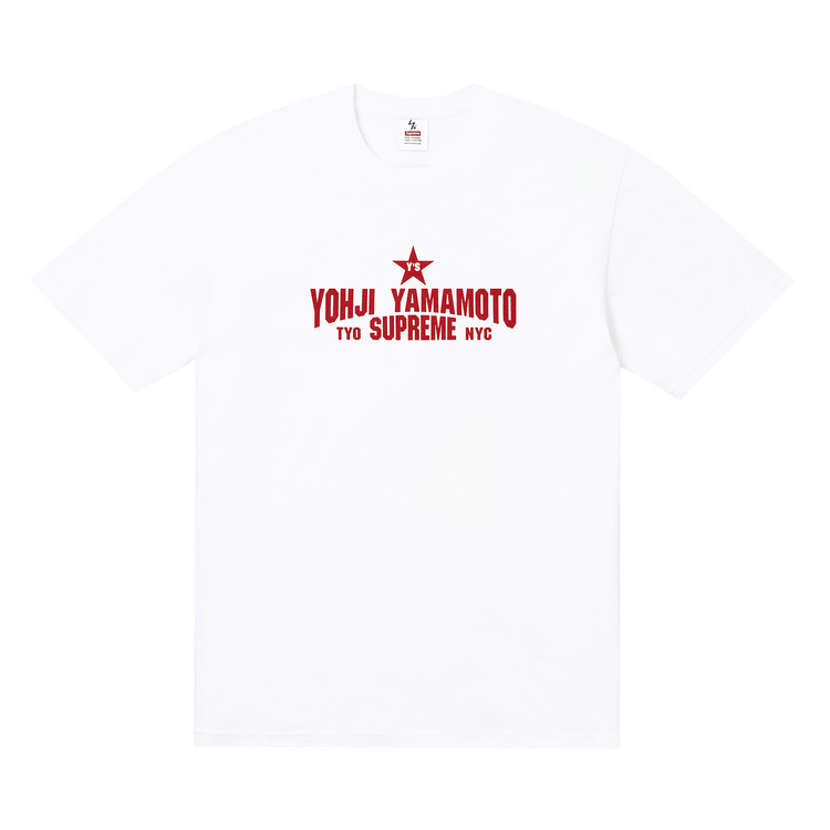 Buy Supreme x Y's Star Tee 'White' - FW25T3 WHITE | GOAT