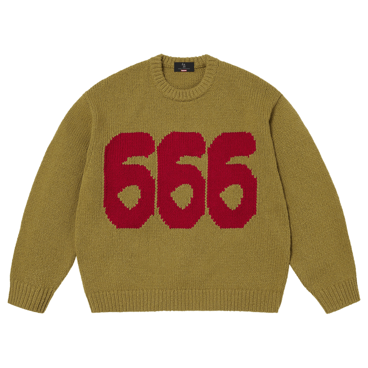 Buy Supreme x Y's Sweater 'Olive' - FW25SK4 OLIVE | GOAT