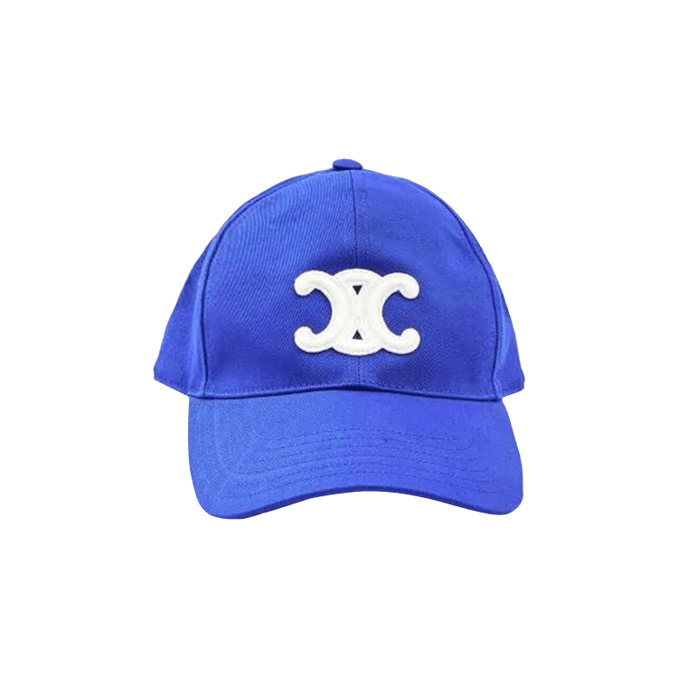 Buy CELINE Triomphe Baseball Cap 'Royal Blue' - 2AUT6234X 07BR | GOAT